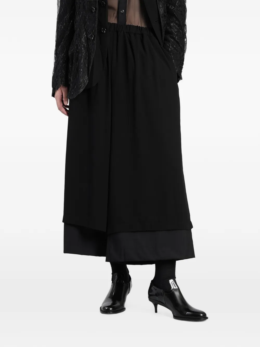 Comme Des Garçons layered-design trousers