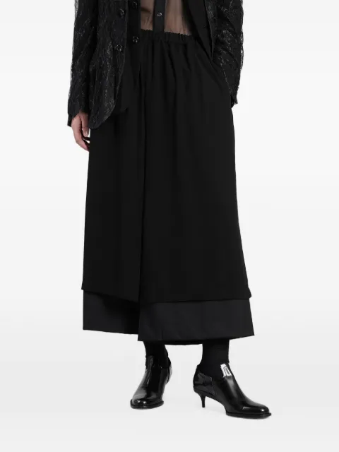 Comme Des Garçons layered-design trousers