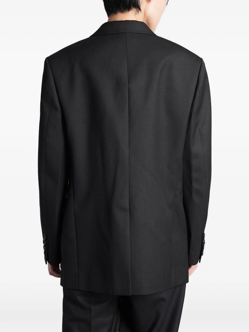 Junya Watanabe Jack met dubbele rij knopen Zwart