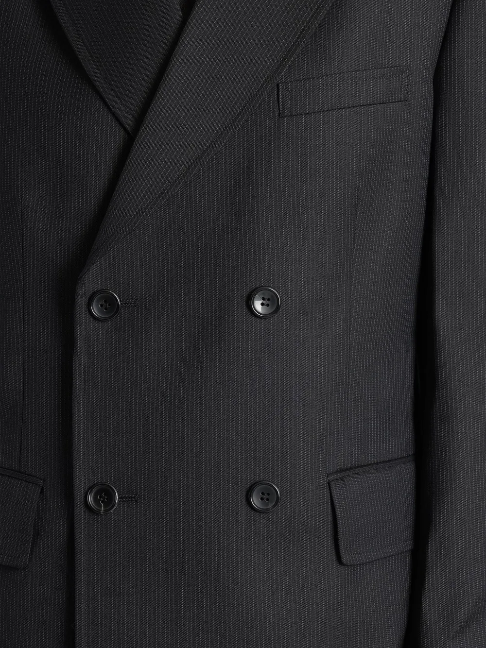 Junya Watanabe Jack met dubbele rij knopen Zwart