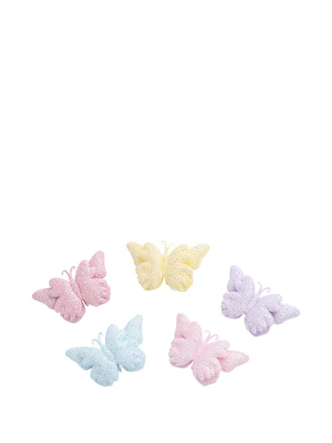 Mimi Tutu glitter butterfly hair clips (set of five)