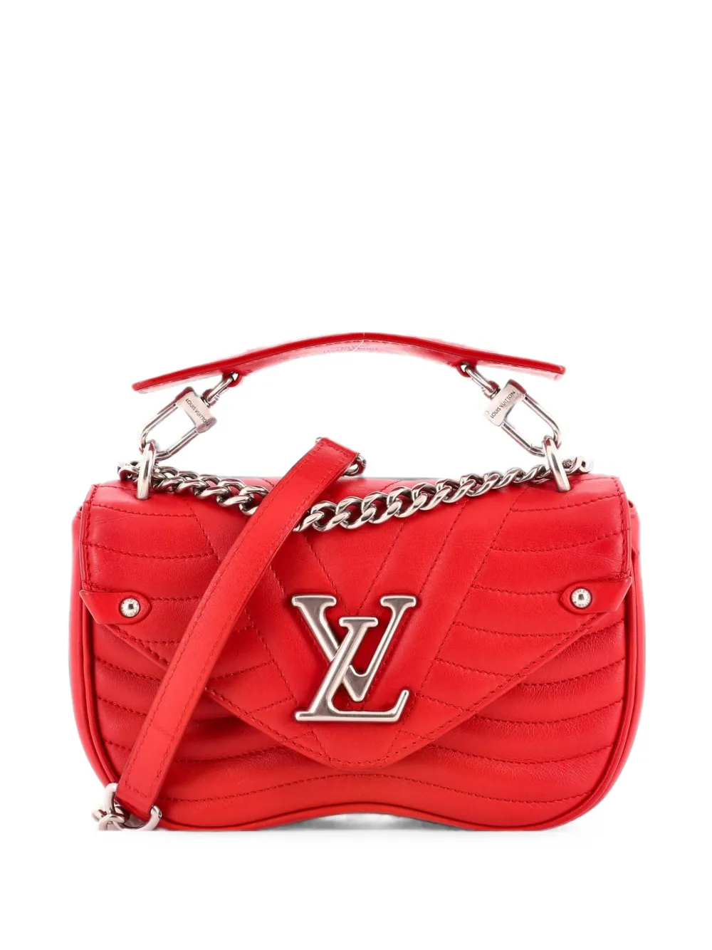 Louis Vuitton Pre-Owned New Wave Chain Bag Quilted Leather PM shoulder bag - Rot