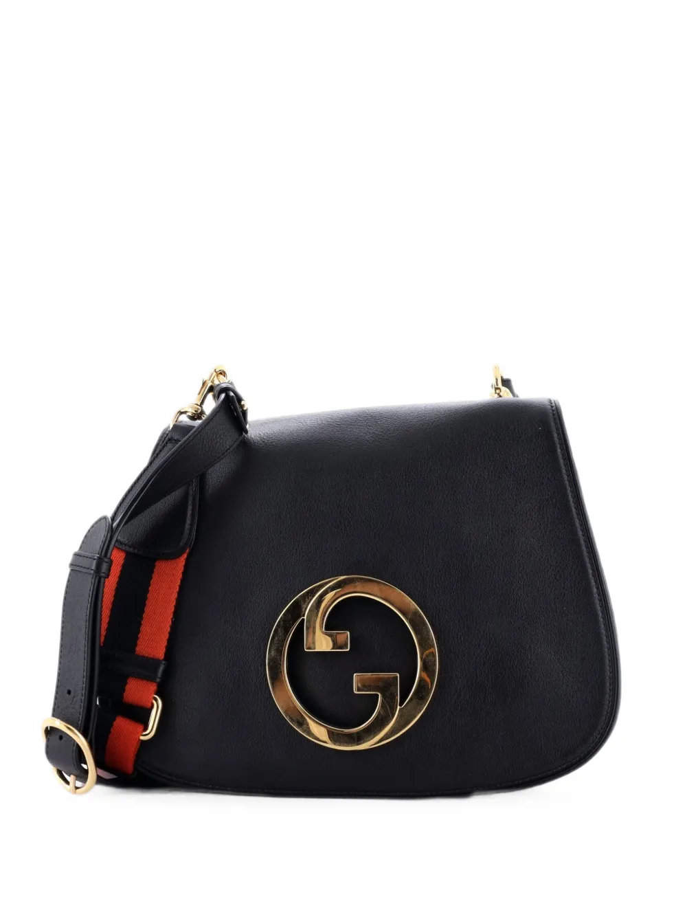 Gucci Pre-Owned Blondie NM Flap Leather Medium shoulder bag - Black