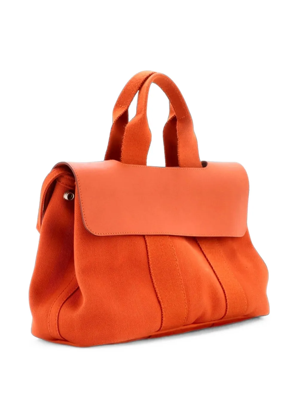 Hermès Pre-Owned Valparaiso Bag Toile and Leather PM tote bag - Arancione