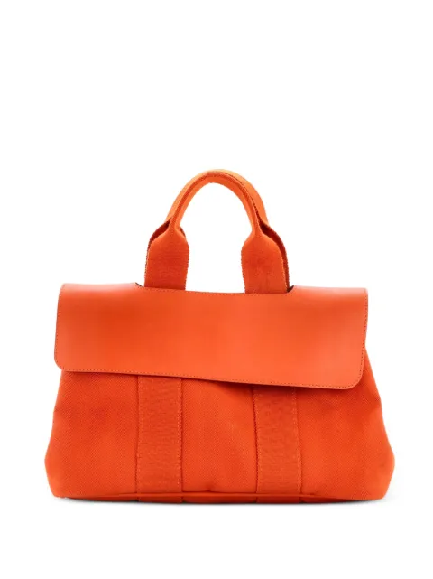 Hermès Pre-Owned Valparaiso Bag Toile and Leather PM tote bag