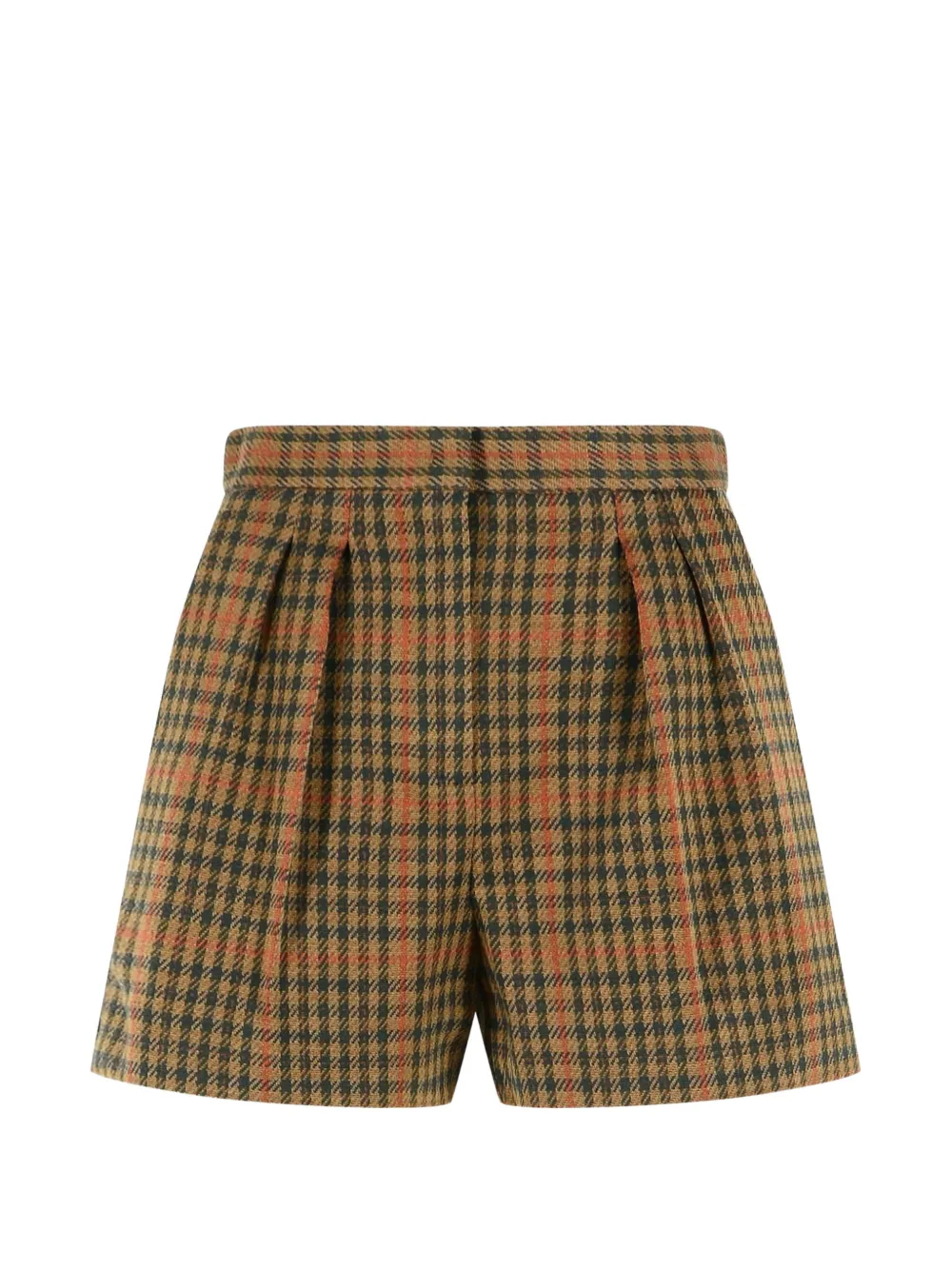 Max Mara jacquard-knit Glen plaided shorts