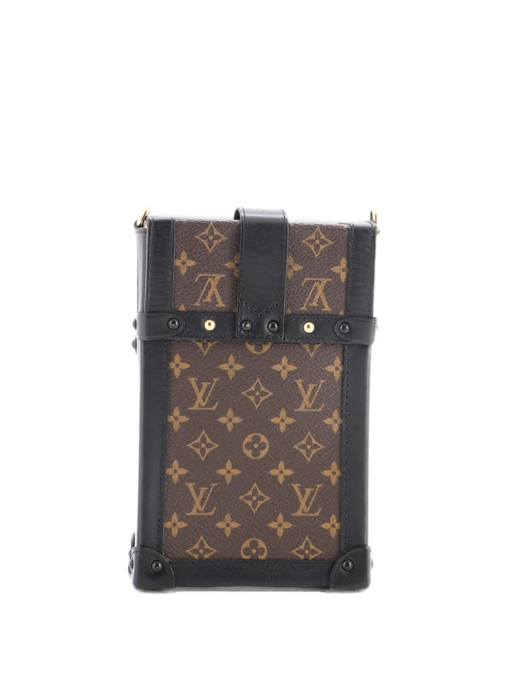Louis Vuitton Pre-Owned Vertical Trunk Pochette Monogram Canvas crossbody bag - Marrone