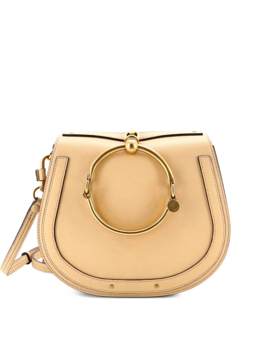 Chloé Pre-Owned Nile Leather Medium crossbody bag - Nude