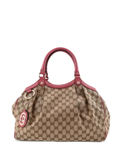 Gucci Pre-Owned Mittelgroße Sukey GG Canvas Tote Bag