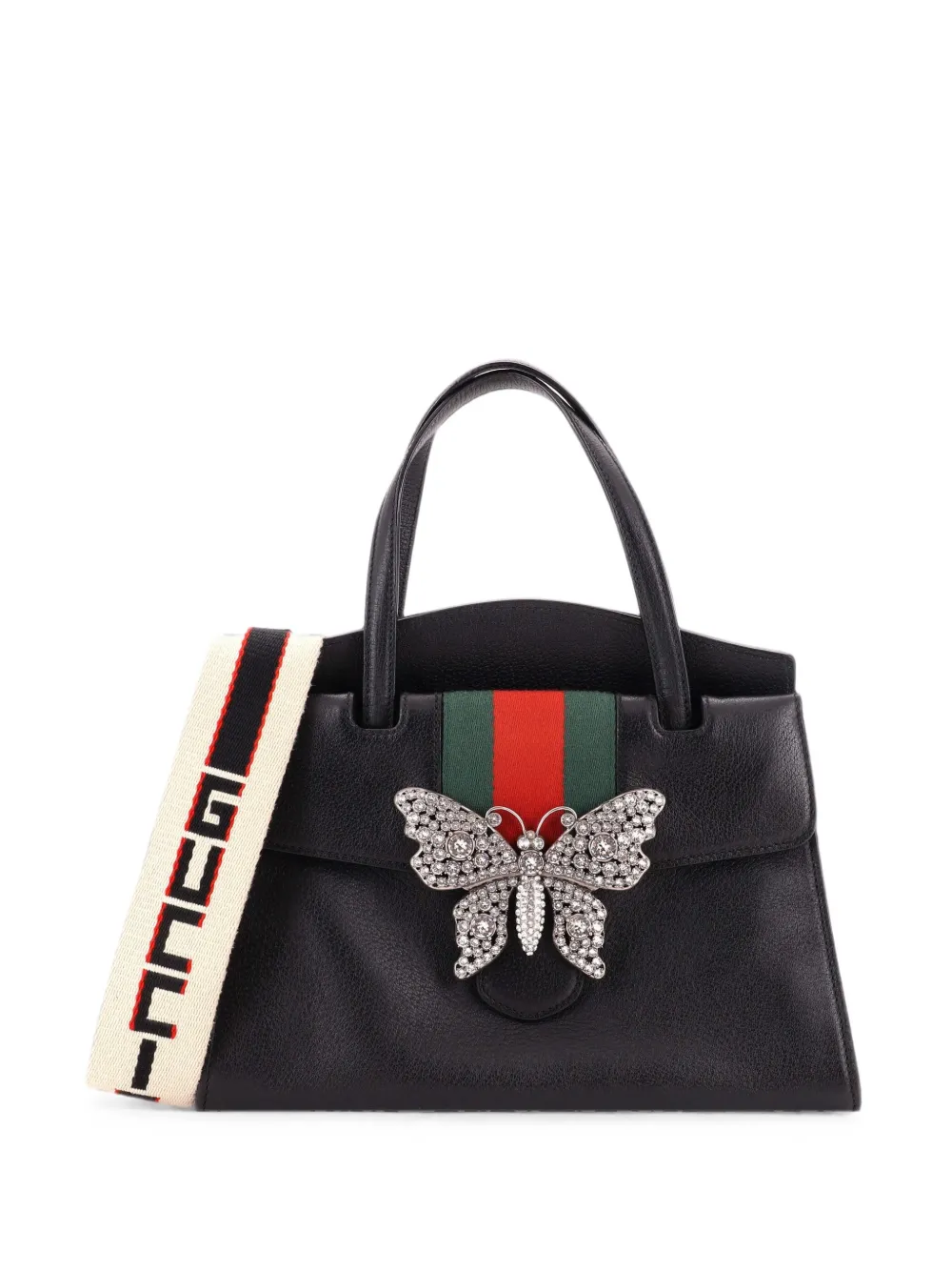 Gucci Pre-Owned Totem Top Handle Bag Leather Medium tote bag - Nero
