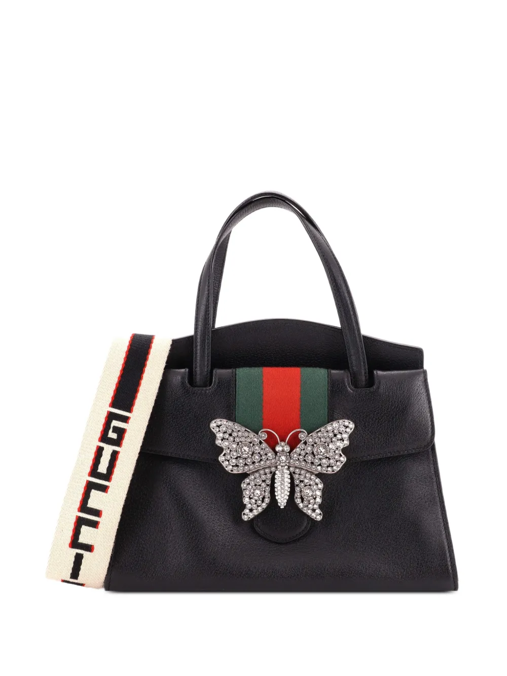 Gucci Pre-Owned Totem Top Handle Bag Leather Medium tote bag - Nero