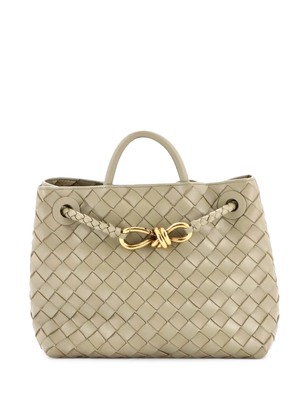 Bottega Veneta Pre-Owned petit sac à main Andiamo East West en cuir Intrecciato - Vert Bottega Veneta Pre-Owned petit sac à main Andiamo East West en cuir Intrecciato - Vert