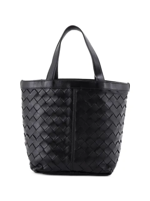 Bottega Veneta Pre-Owned tote Flip Flap pequeña de piel Intrecciato