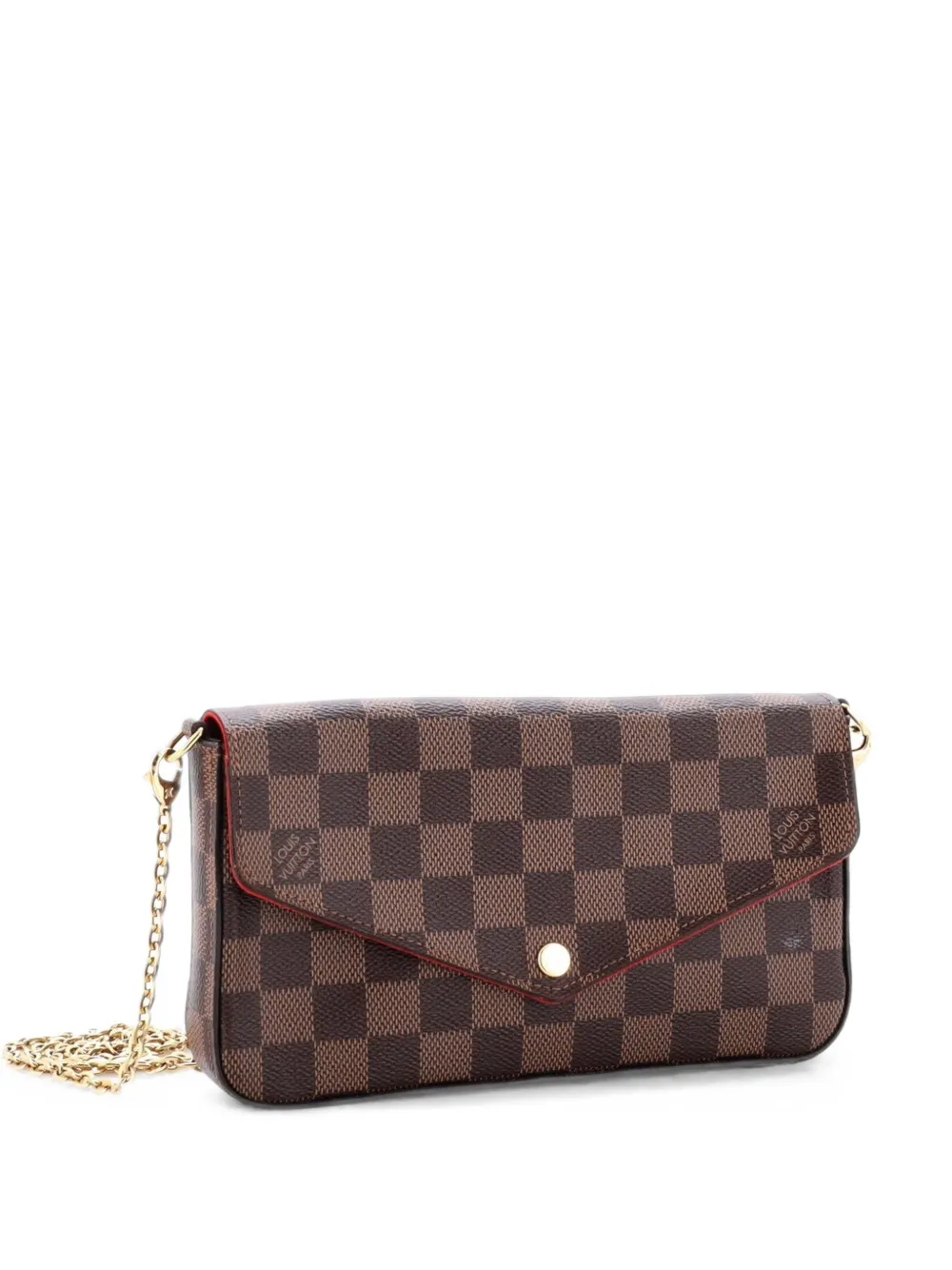 Louis Vuitton Pre-Owned Felicie Pochette Damier crossbody bag - Marrone