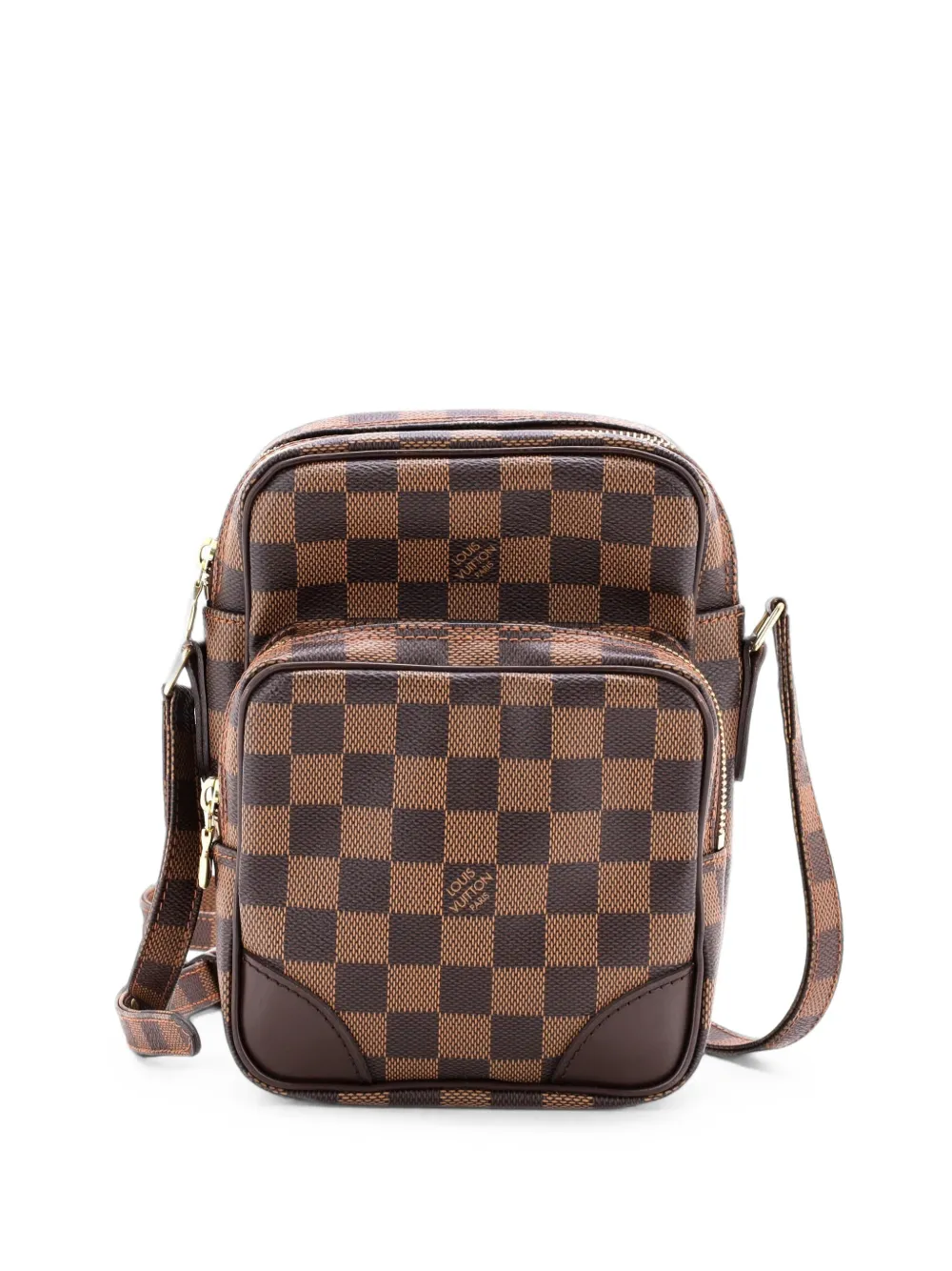 Louis Vuitton Pre-Owned Amazone Bag Damier crossbody bag - Marrone