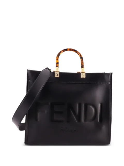 Fendi Pre-Owned Sunshine Shopper Leather Medium tote bag