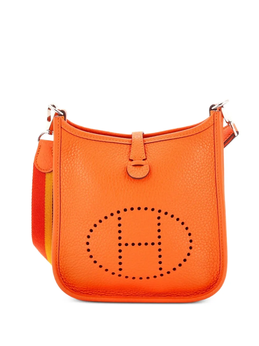 Hermès Pre-Owned Evelyne Bag Gen III Clemence TPM crossbody bag - Orange