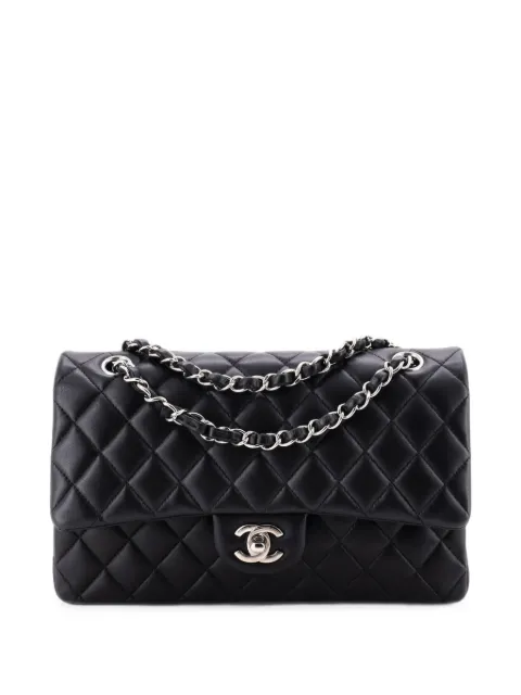 CHANEL Pre-Owned Classic Double Flap Bag Quilted Lambskin Medium shoulder bag