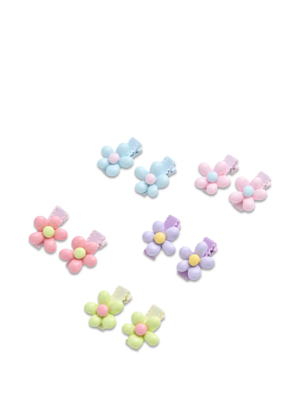 Mimi Tutu Daisy hair clips (set of five) - Pink