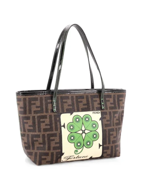 Fendi Pre-Owned Roll Printed Zucca Coated Canvas Small tote bag