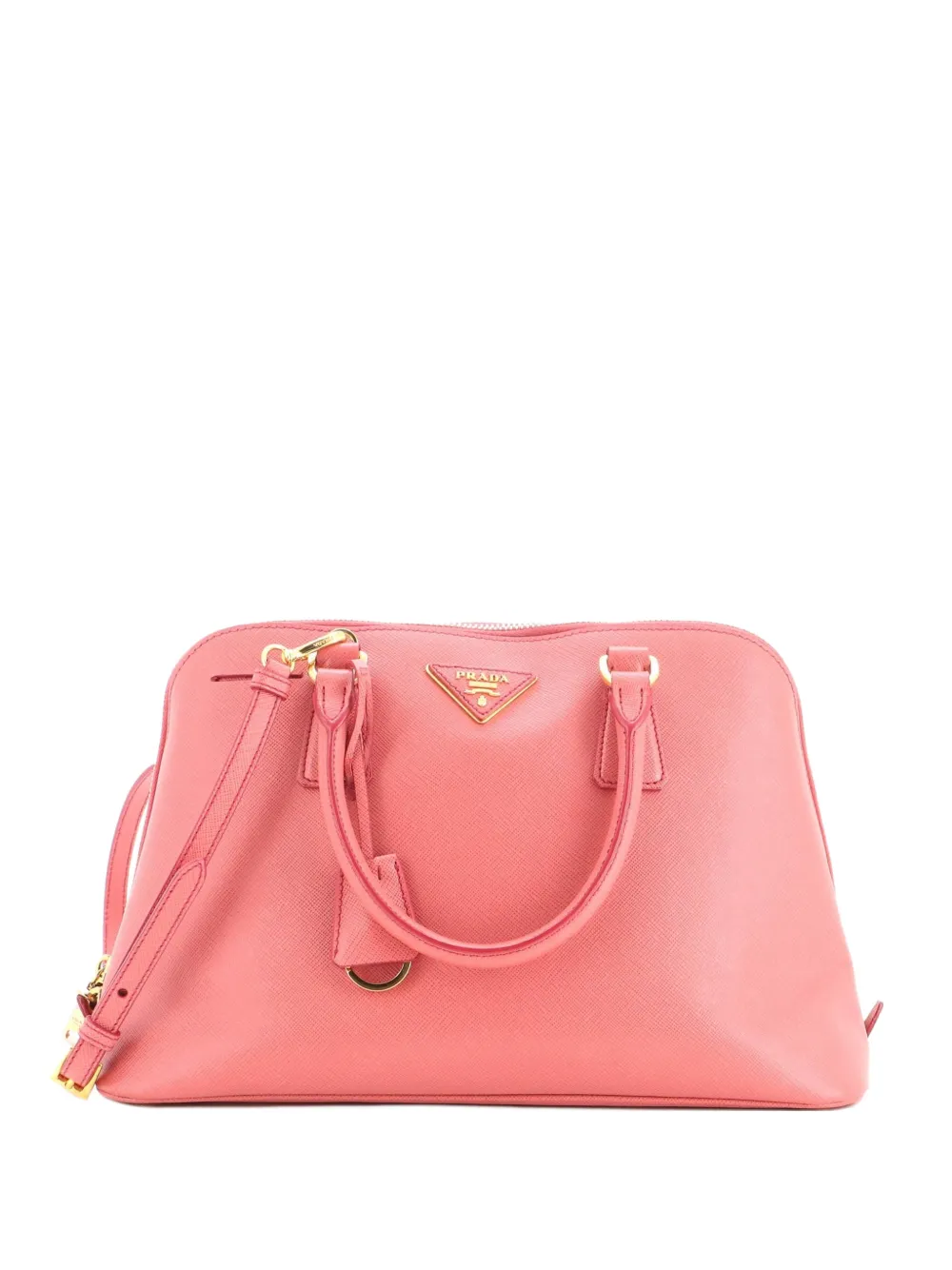 Prada Pre-Owned Promenade Bag Saffiano Leather Medium satchel - Rosa