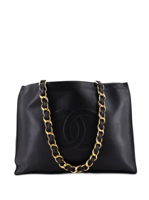 CHANEL Pre-Owned CC Chain Lambskin XL tote bag