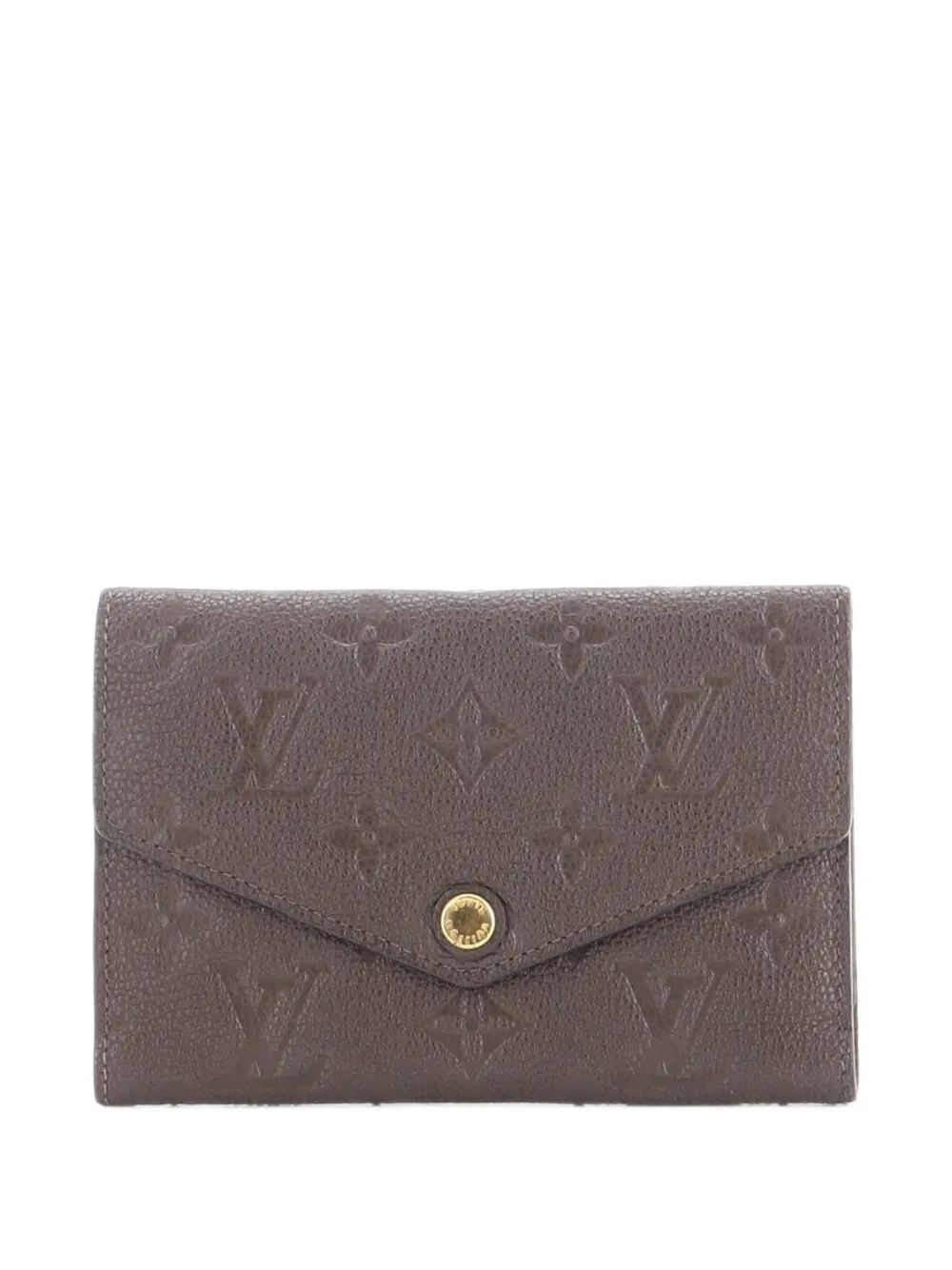 Louis Vuitton Pre-Owned Victorine Wallet Monogram Empreinte Leather small wallets - Brown