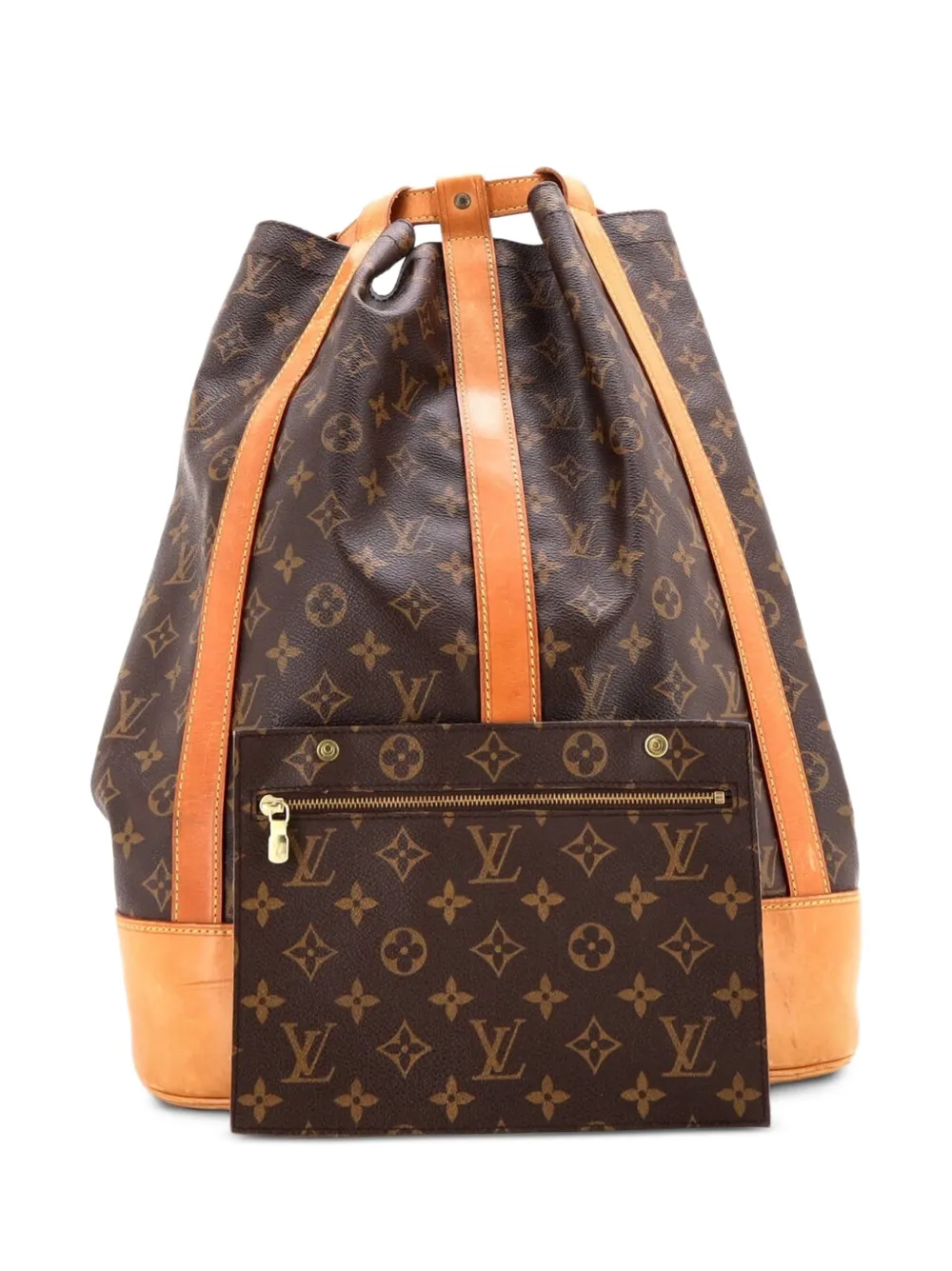 Louis Vuitton Pre-Owned Randonnee Monogram Canvas PM backpack - Marrone