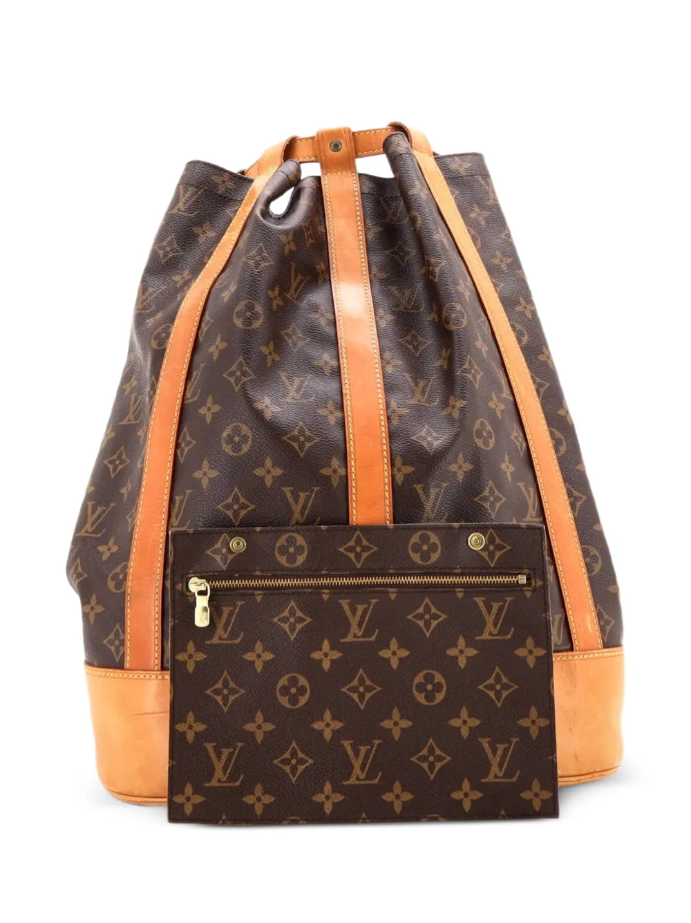 Louis Vuitton Pre-Owned Randonnee Monogram Canvas PM backpack - Brown