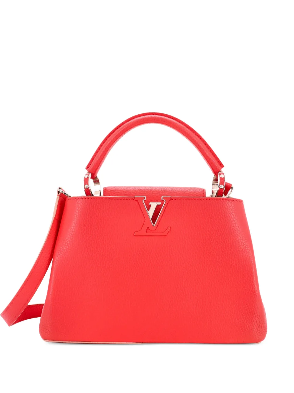 Louis Vuitton Pre-Owned Capucines Bag Leather BB satchel - Rot