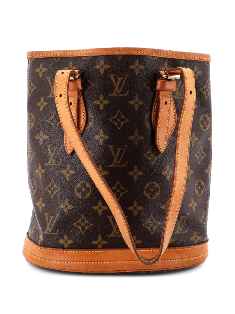 Louis Vuitton Pre-Owned Petit Monogram Canvas bucket bag - Brown