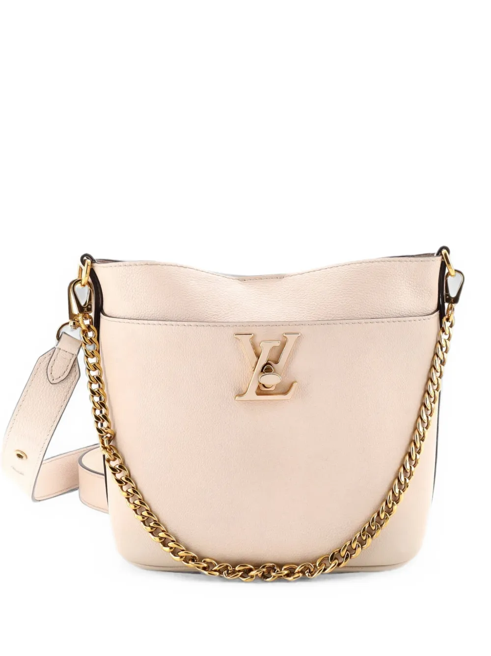Louis Vuitton Pre-Owned sac seau Lock and Walk en cuir - Tons neutres