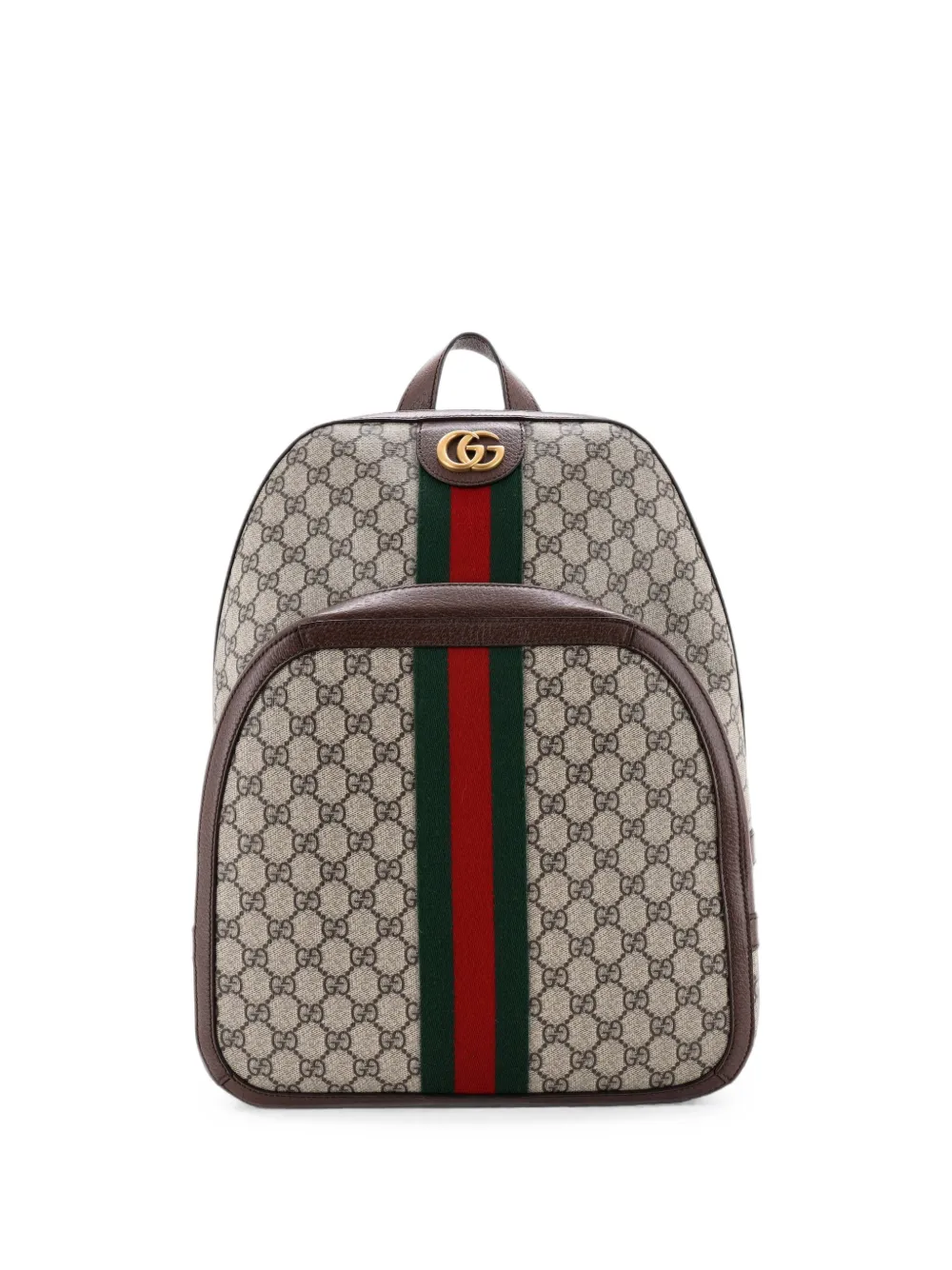 Gucci Pre-Owned sac à dos Ophidia format moyen en toile enduite GG - Marron Gucci Pre-Owned sac à dos Ophidia format moyen en toile enduite GG - Marron