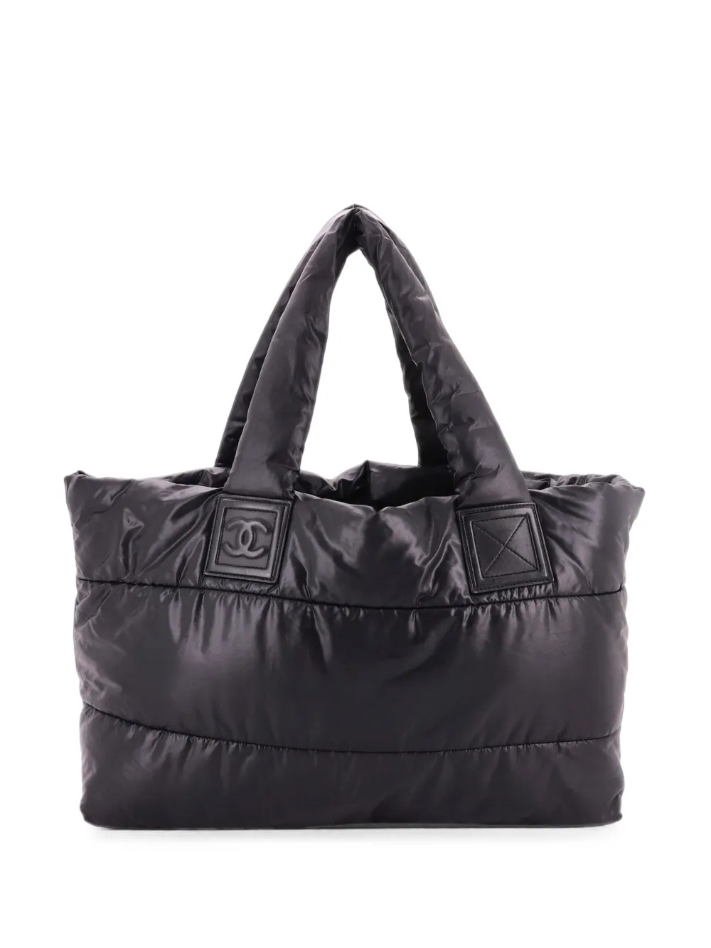 CHANEL Pre-Owned Coco Cocoon Reversible Quilted Nylon Medium tote bag - Nero