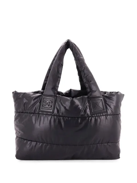 CHANEL Pre-Owned petit cabas Coco Cocoon format moyen en nylon matelassé