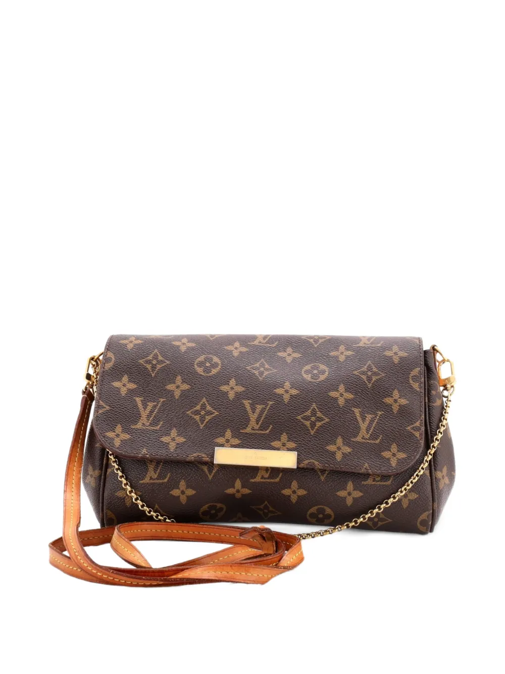 Louis Vuitton Pre-Owned Favorite Handbag Monogram Canvas MM crossbody bag - Braun