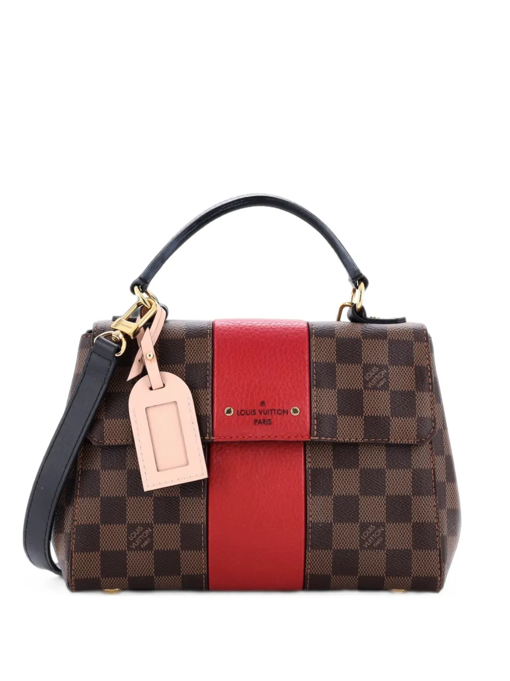 Louis Vuitton Pre-Owned Bond Street Handbag Damier with Leather BB satchel - Rot