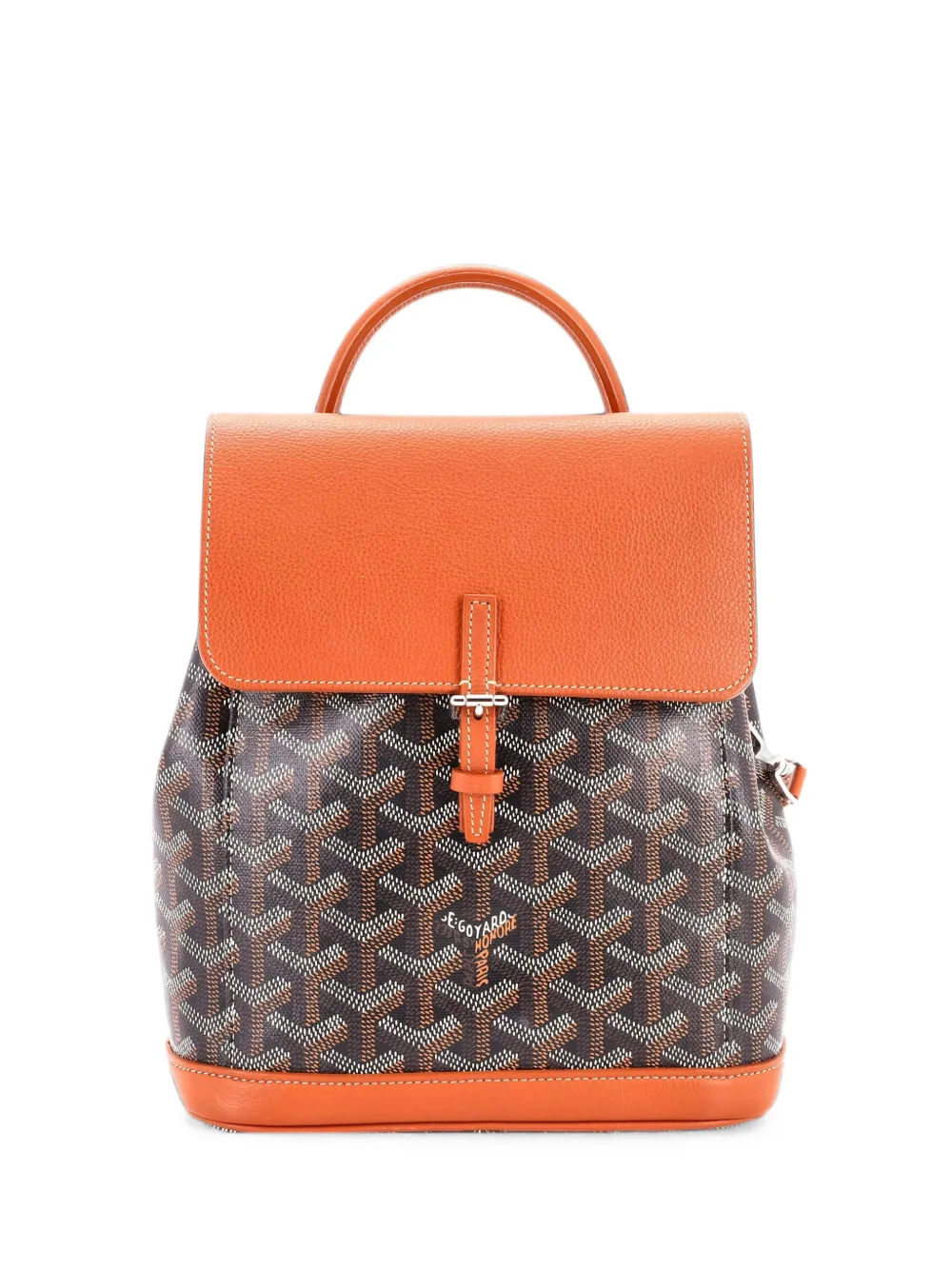 Goyard Pre-Owned mini sac à dos Alpin en toile enduite - Marron Goyard Pre-Owned mini sac à dos Alpin en toile enduite - Marron