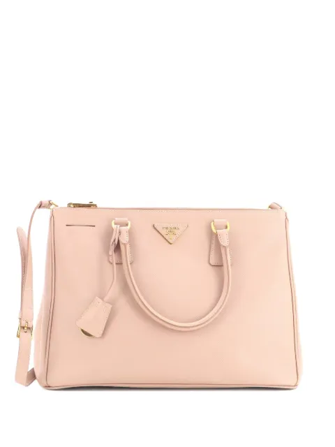 Prada Pre-Owned Double Zip Lux Saffiano Leather Medium tote bag