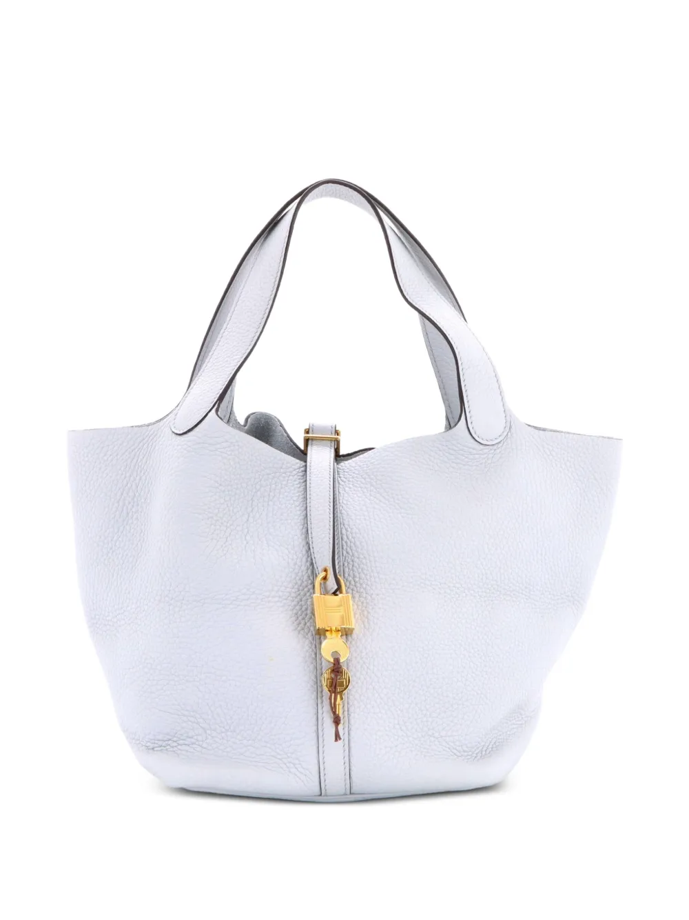 Hermès Pre-Owned Picotin Lock Bag Clemence MM bucket bag - Blau