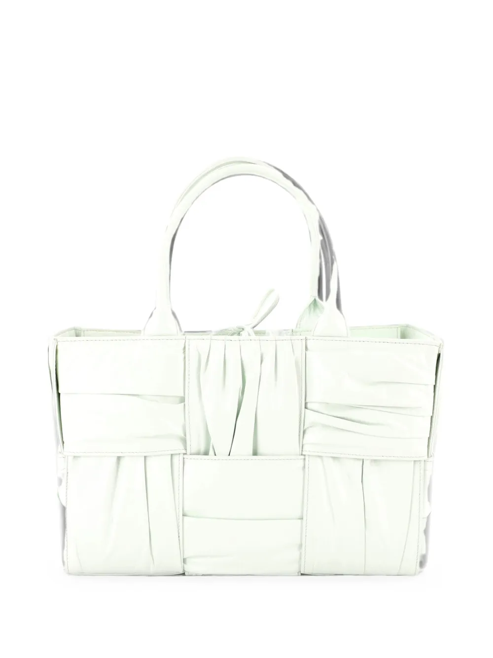 Bottega Veneta Pre-Owned petitsaccabasArcoMaxiencuirIntrecciatoPlisse - Vert Bottega Veneta Pre-Owned petitsaccabasArcoMaxiencuirIntrecciatoPlisse - Vert