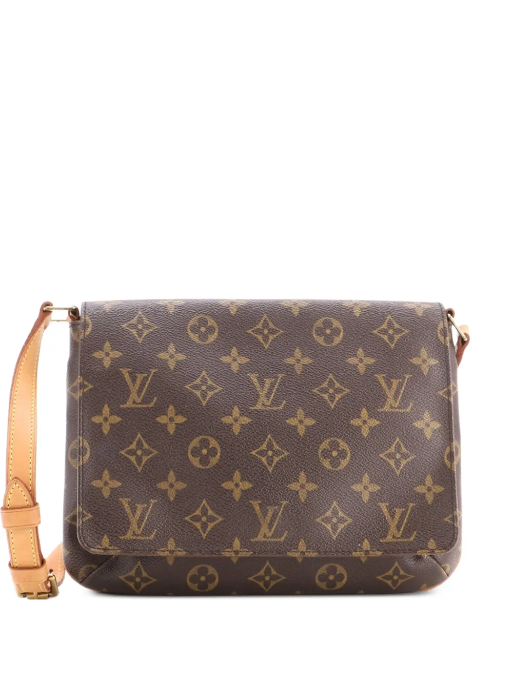 Louis Vuitton Pre-Owned Musette Tango Handbag Monogram Canvas shoulder bag - Braun