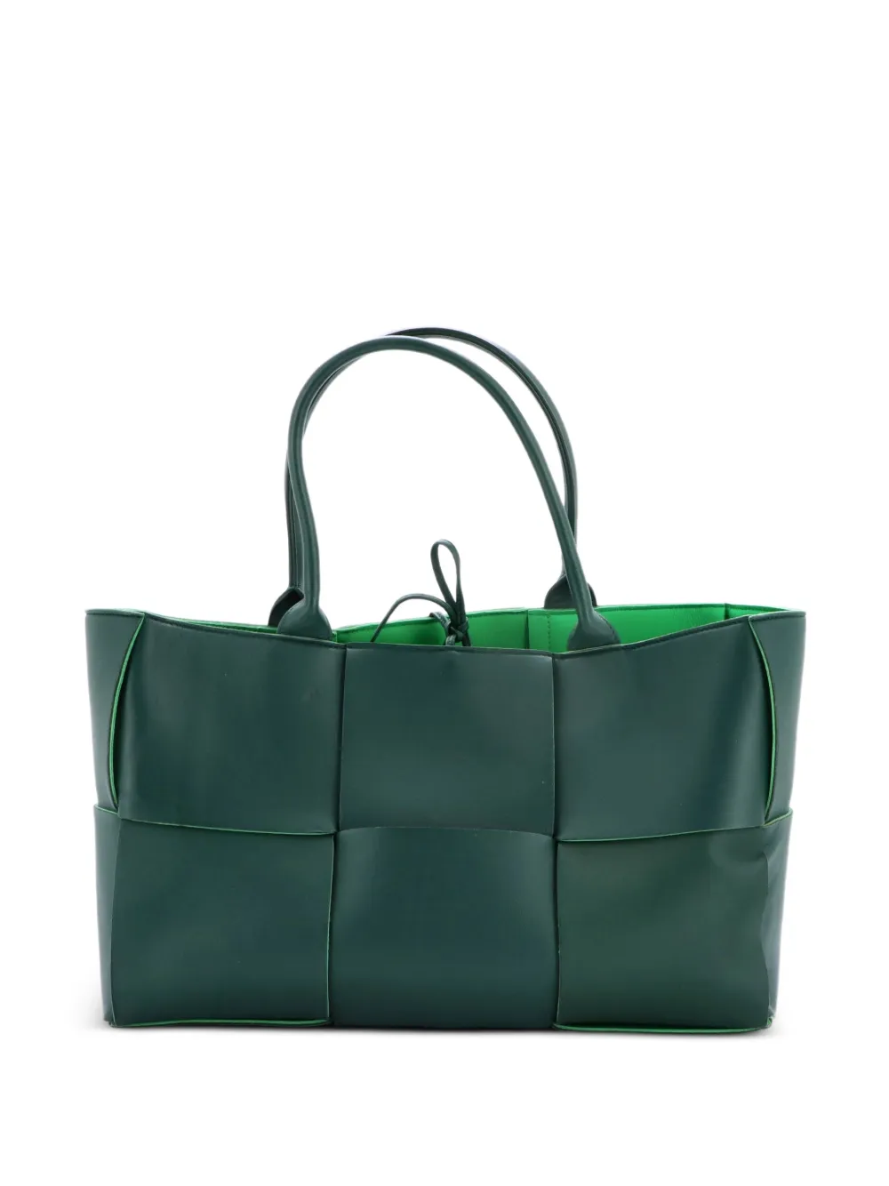 Bottega Veneta Pre-Owned Arco Maxi Intrecciato Leather Medium tote bag - Green