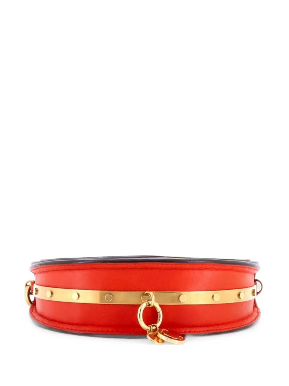 Chloé Pre-Owned Nile Leather Mini crossbody bag - Arancione