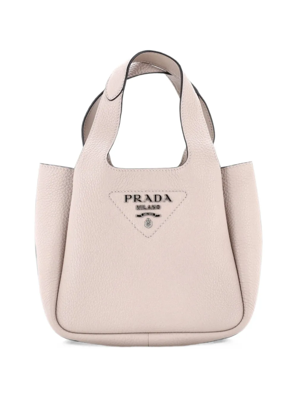 Prada Pre-Owned Flou Dynamique Open Tote Vitello Daino Mini shoulder bag - Toni neutri