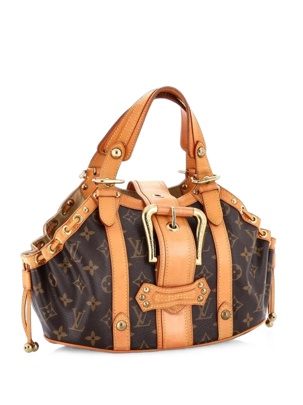 Louis Vuitton Pre-Owned Theda Handbag Monogram Canvas GM satchel - Brown