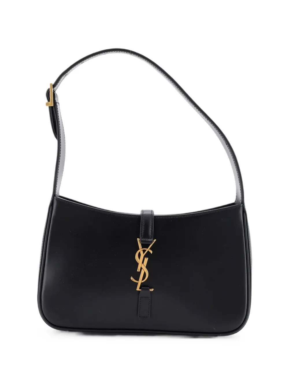 Saint Laurent Pre-Owned Le 5 a 7 Leather Small hobo bag - Schwarz