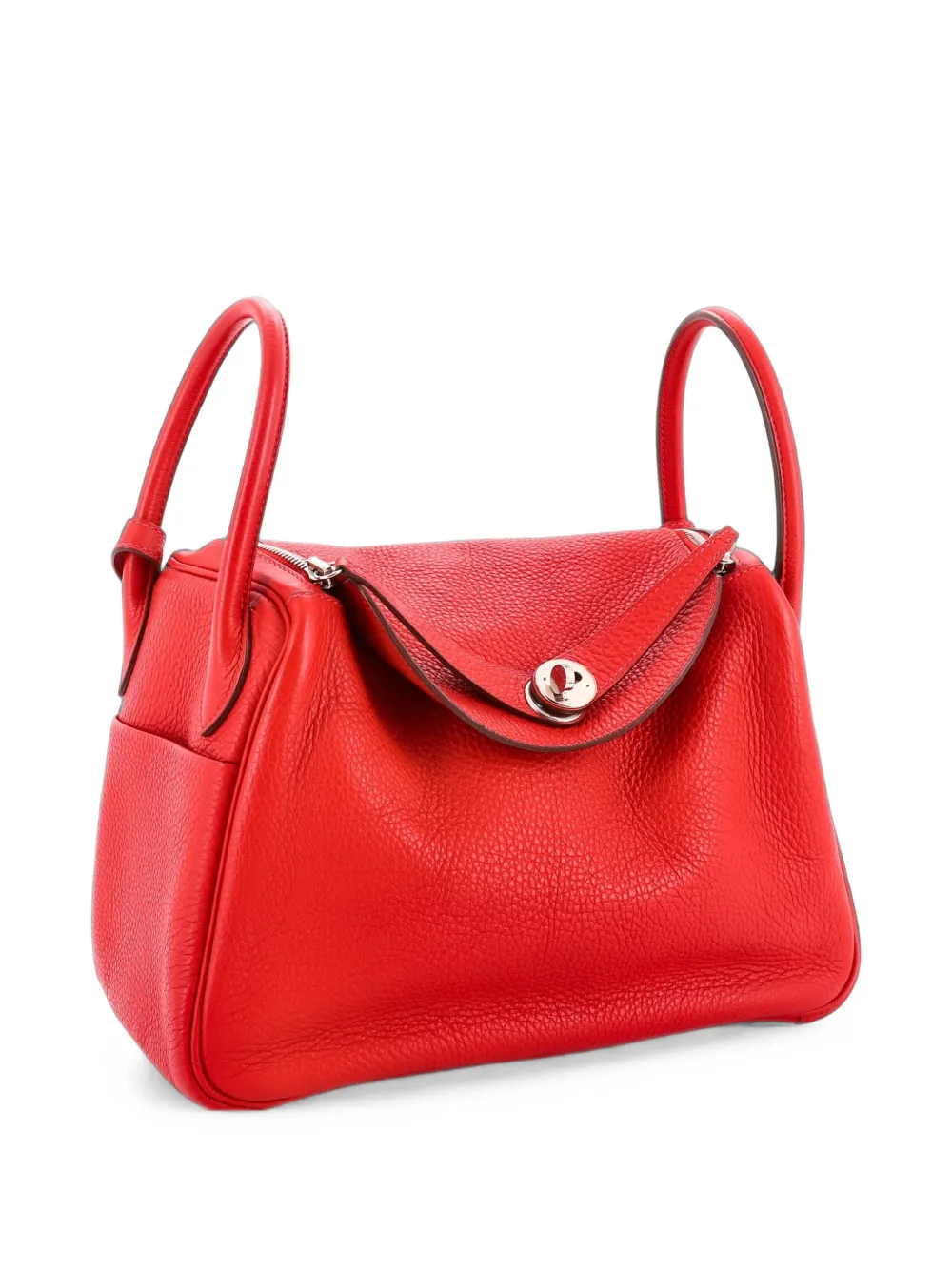 Hermès Pre-Owned Lindy Bag Clemence 30 shoulder bag - Rot