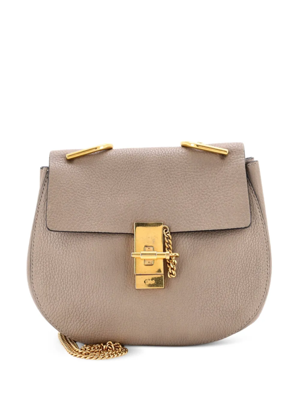 Chloé Pre-Owned Drew Leather Small crossbody bag - Grau