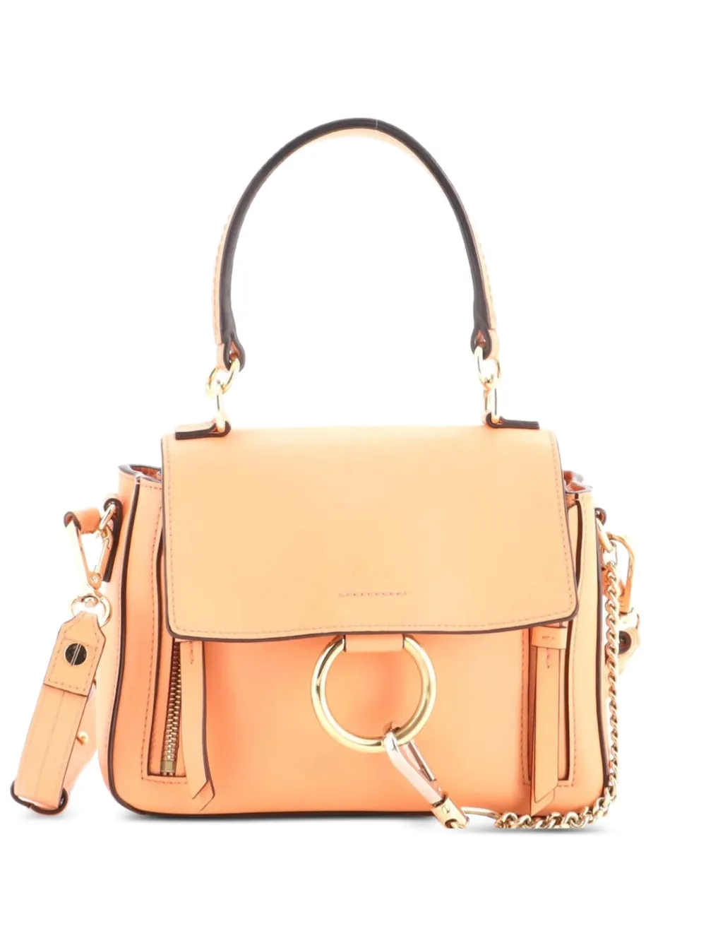 Chloé Pre-Owned Faye Day Bag Leather Mini shoulder bag - Orange